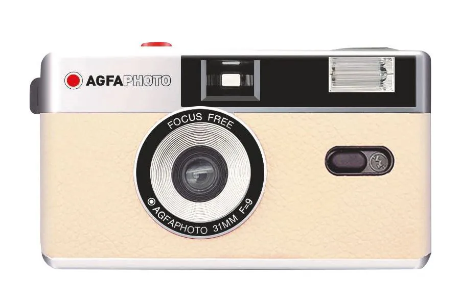 Aparat analogowy AgfaPhoto Reusable Photo Camera beżowy